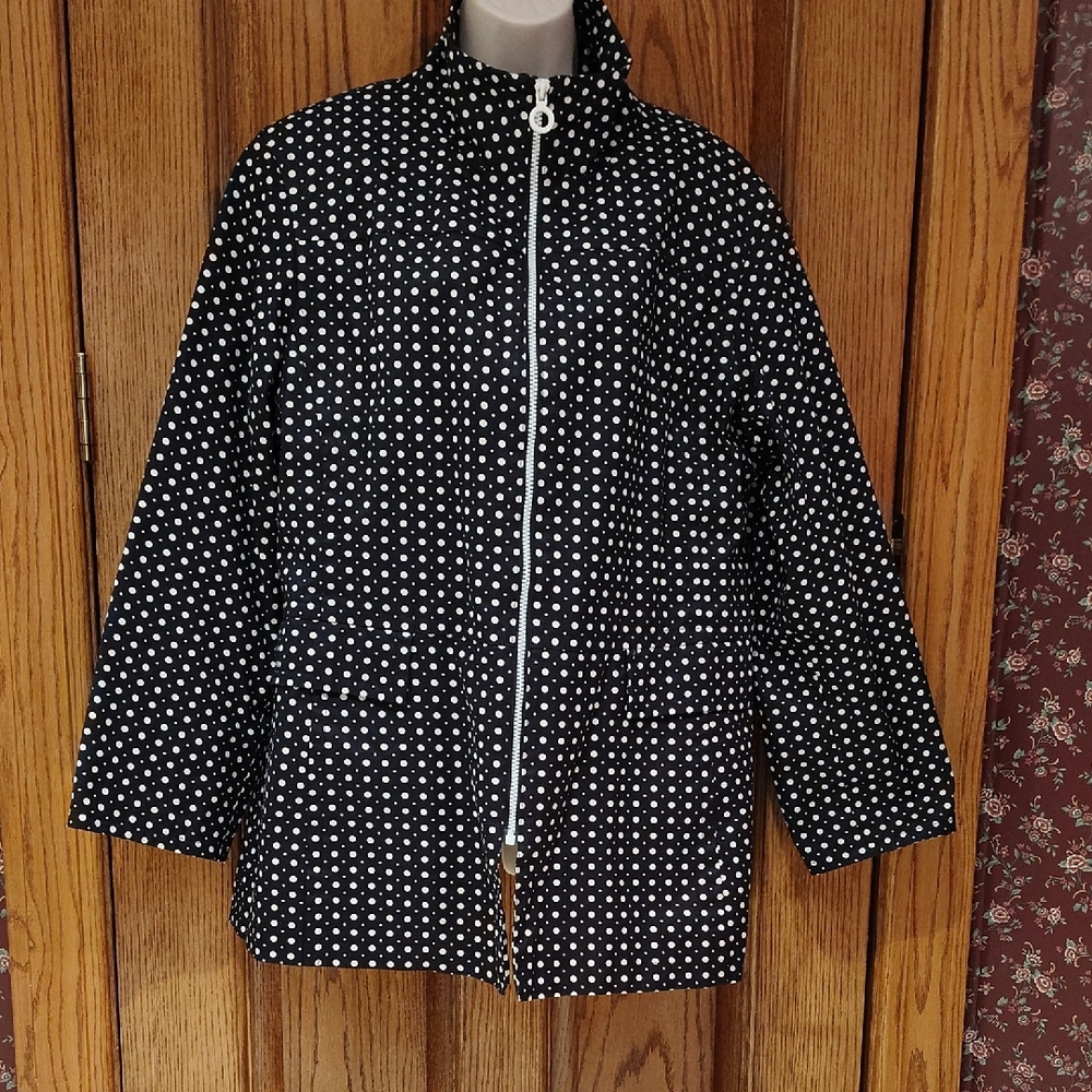 Big Chill Polka Dot Lined Women's Jacket XL